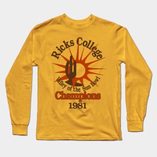 Napoleon Dynamite Ricks College Champions Long Sleeve T-Shirt